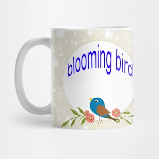 blooming bird Mug